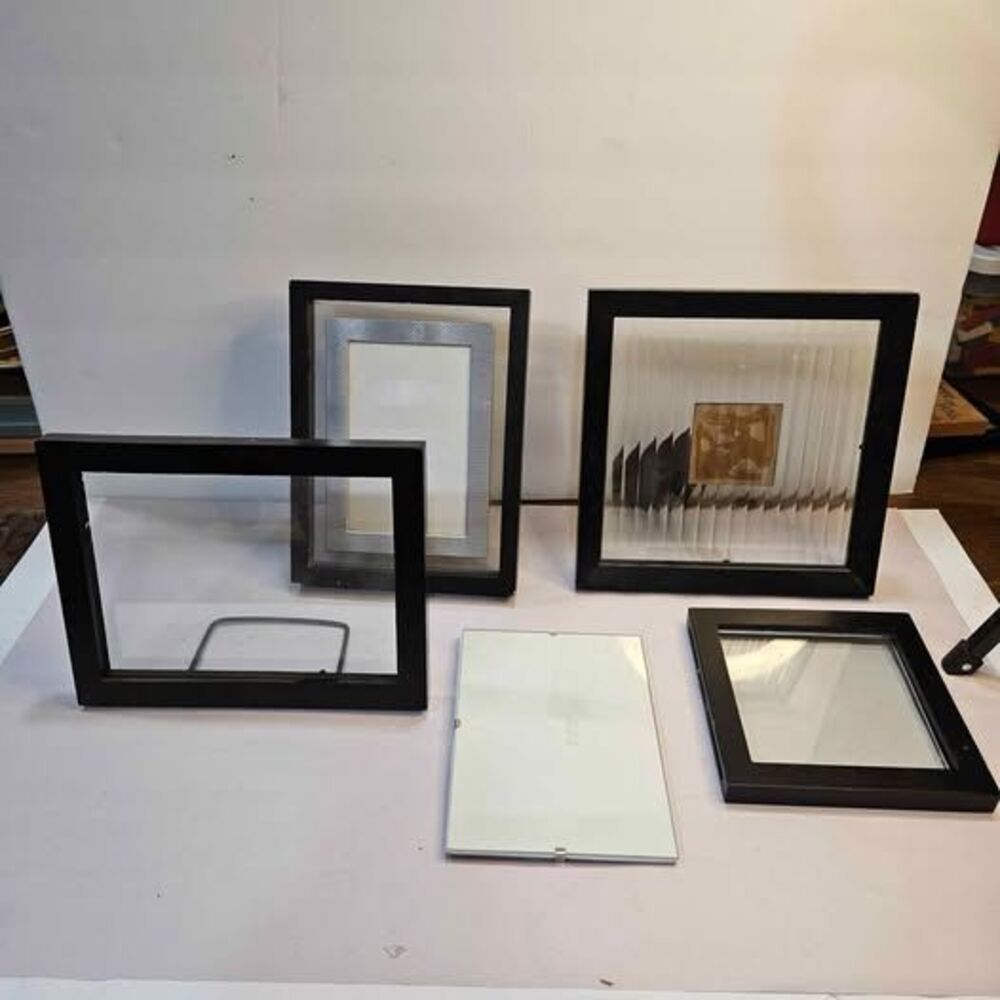Set of 5 Black Picture Frames